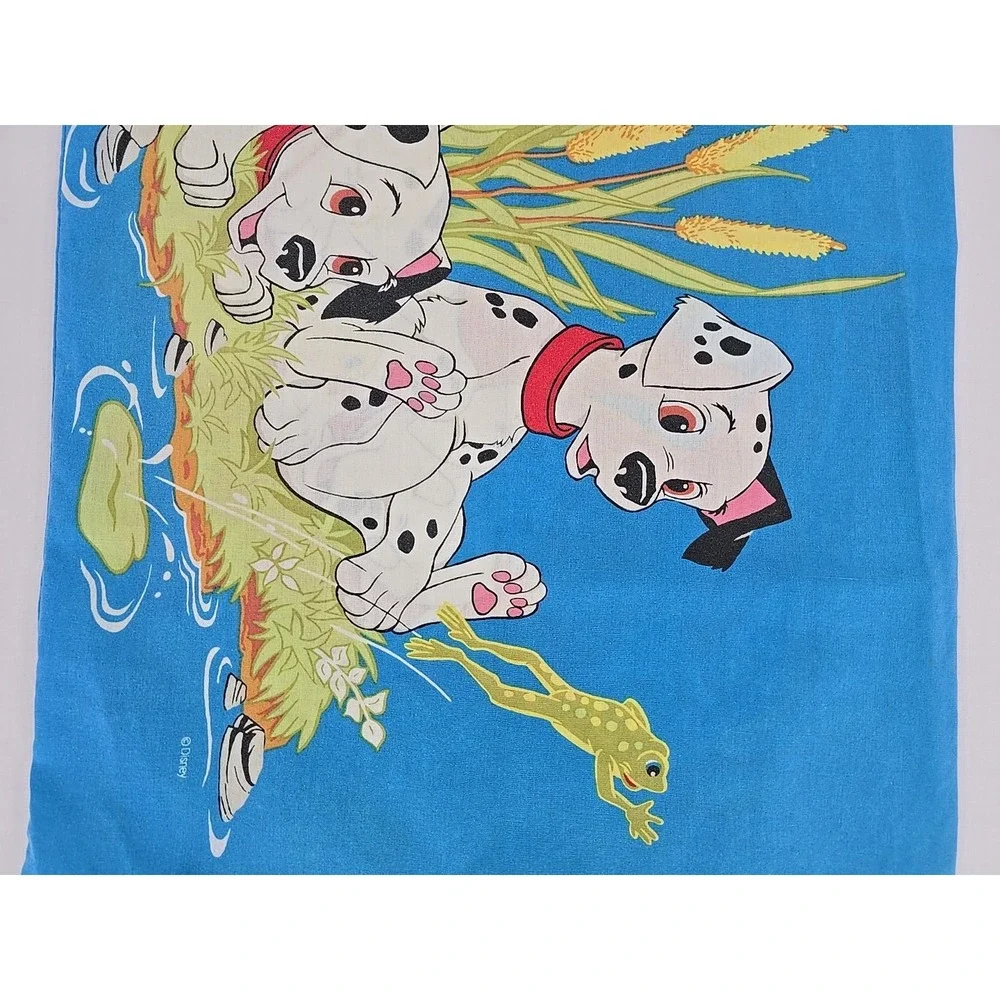 Vintage‎ Disney 101 Dalmatians Pillowcase USA Made Poly Cotton - Very Cool!